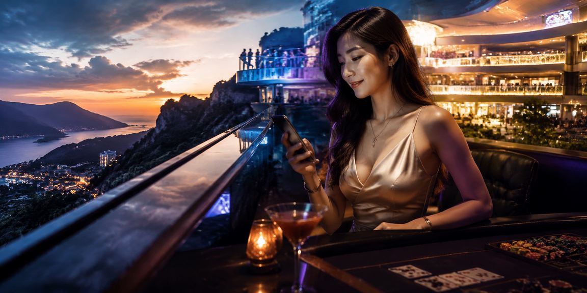 Hình ảnh người chơi thư giãn và cân bằng trong phòng chơi casino tại Việt Nam